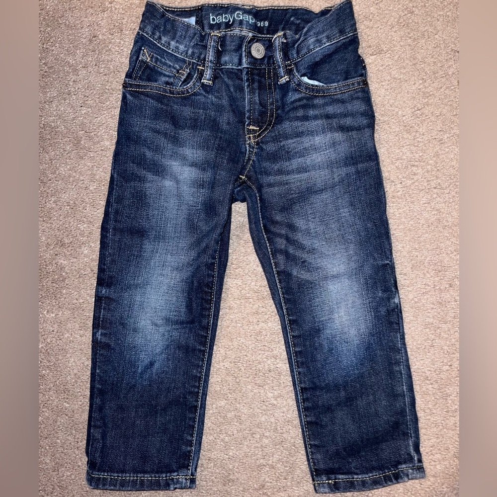 Baby Gap Skinny Jeans, Boys, Blue, 2 years